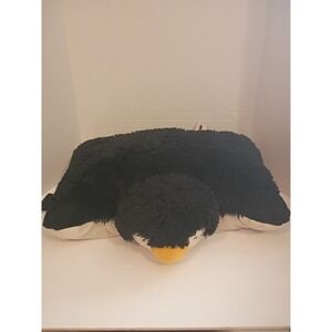 Pillow Pets Penguin Plush Stuffed Animal Toy Black White Yellow UT6534CN